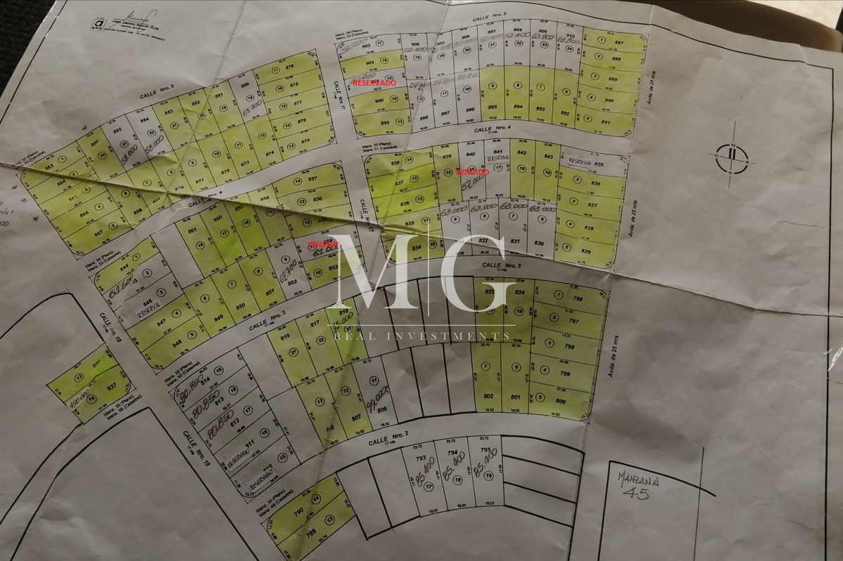 Terreno ID.206 - Venta Terreno de 1034mt zona Chihuahua pronto para construir