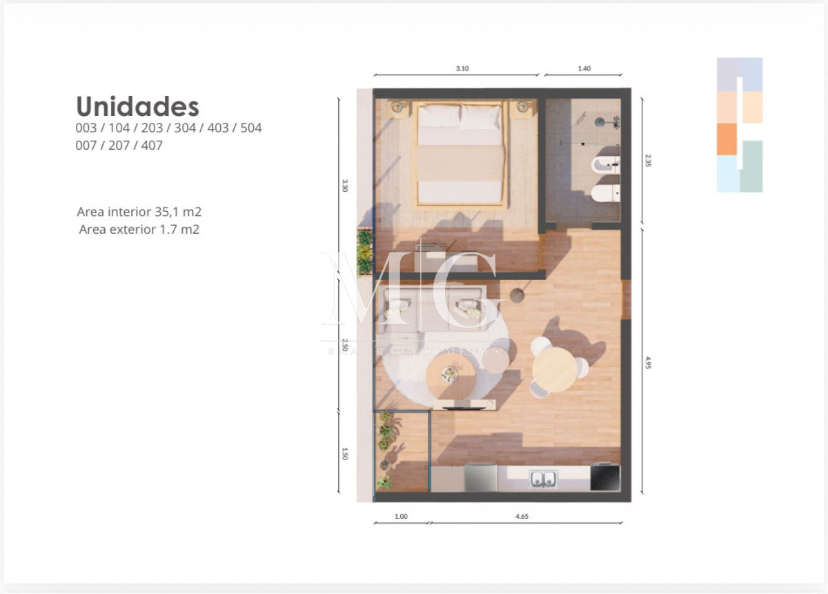 Apartamento ID.1667 - EDIFICIO ROMI - AV. ROOSEVELT, MALDONADO 
