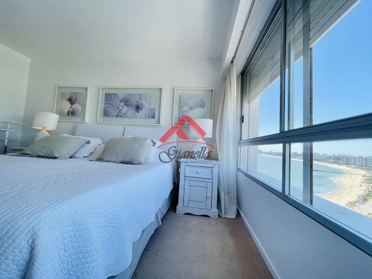 Apartamento ID.1987 - Alquiler temporario de maravilloso departamento piso alto de tres dormitorios, Peninsula, Punta del Este