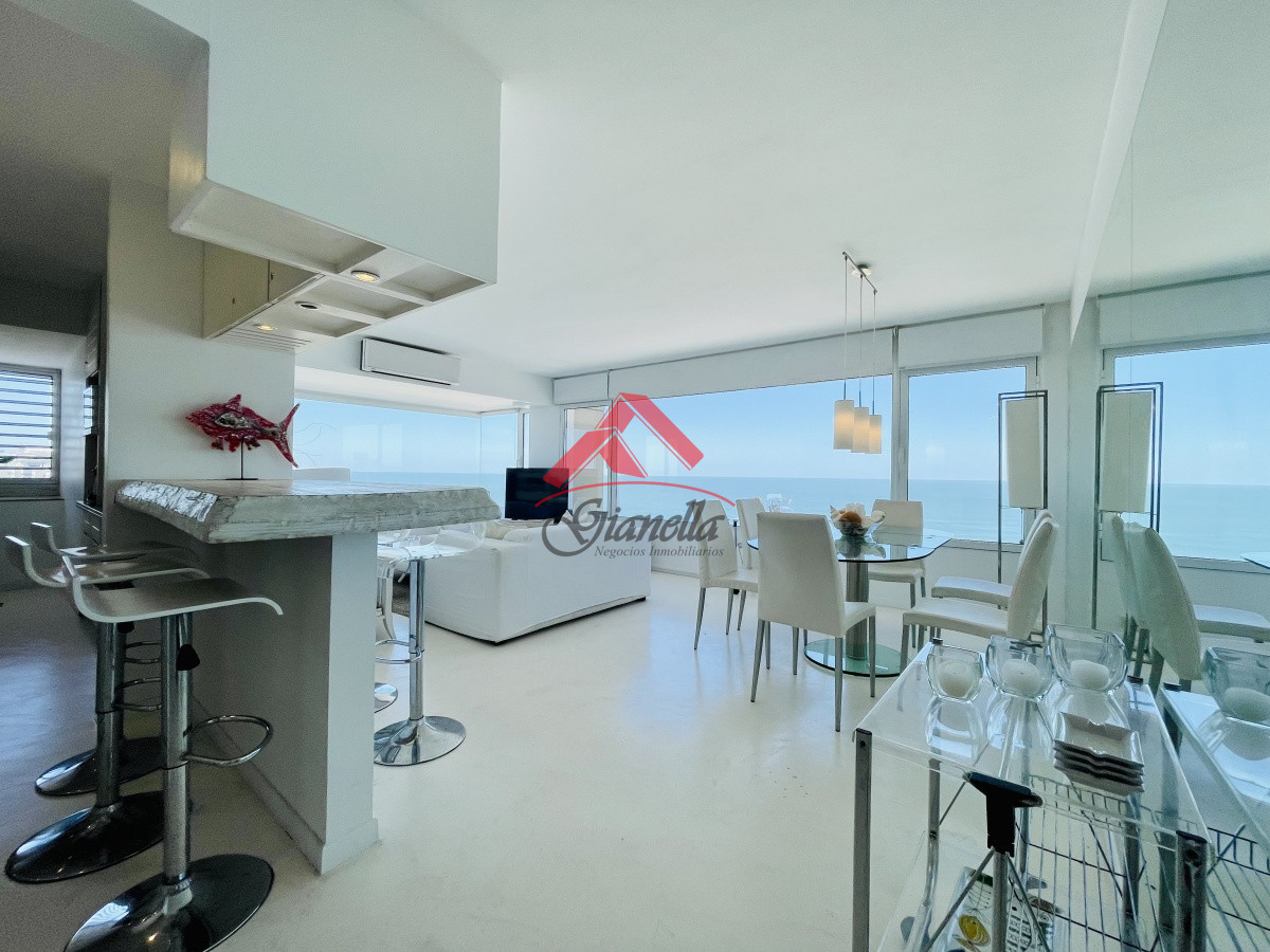 Apartamento ID.1987 - Alquiler temporario de maravilloso departamento piso alto de tres dormitorios, Peninsula, Punta del Este