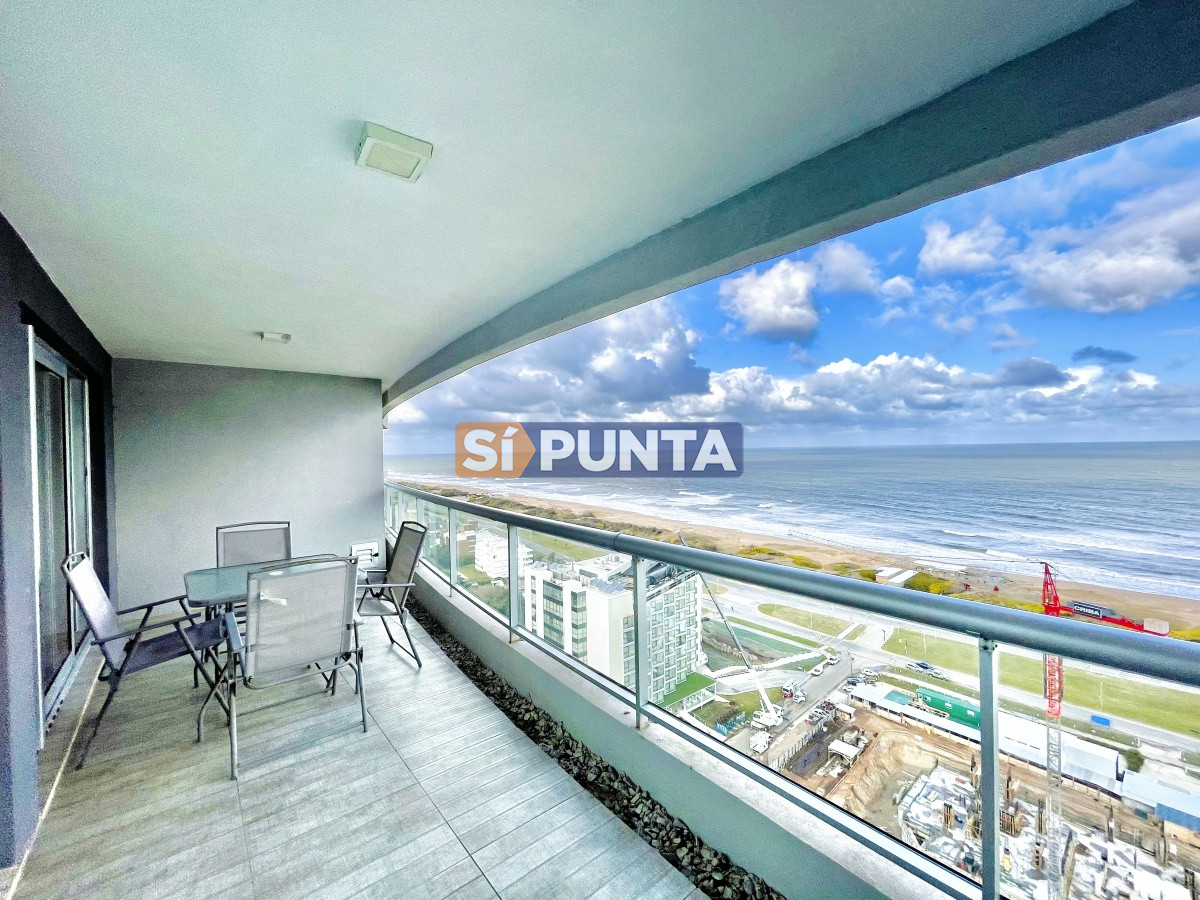 Apartamento de 2 Dormitorios y Parrillero con Vista al Mar en Playa Brava, Look Tower - SPT7376A