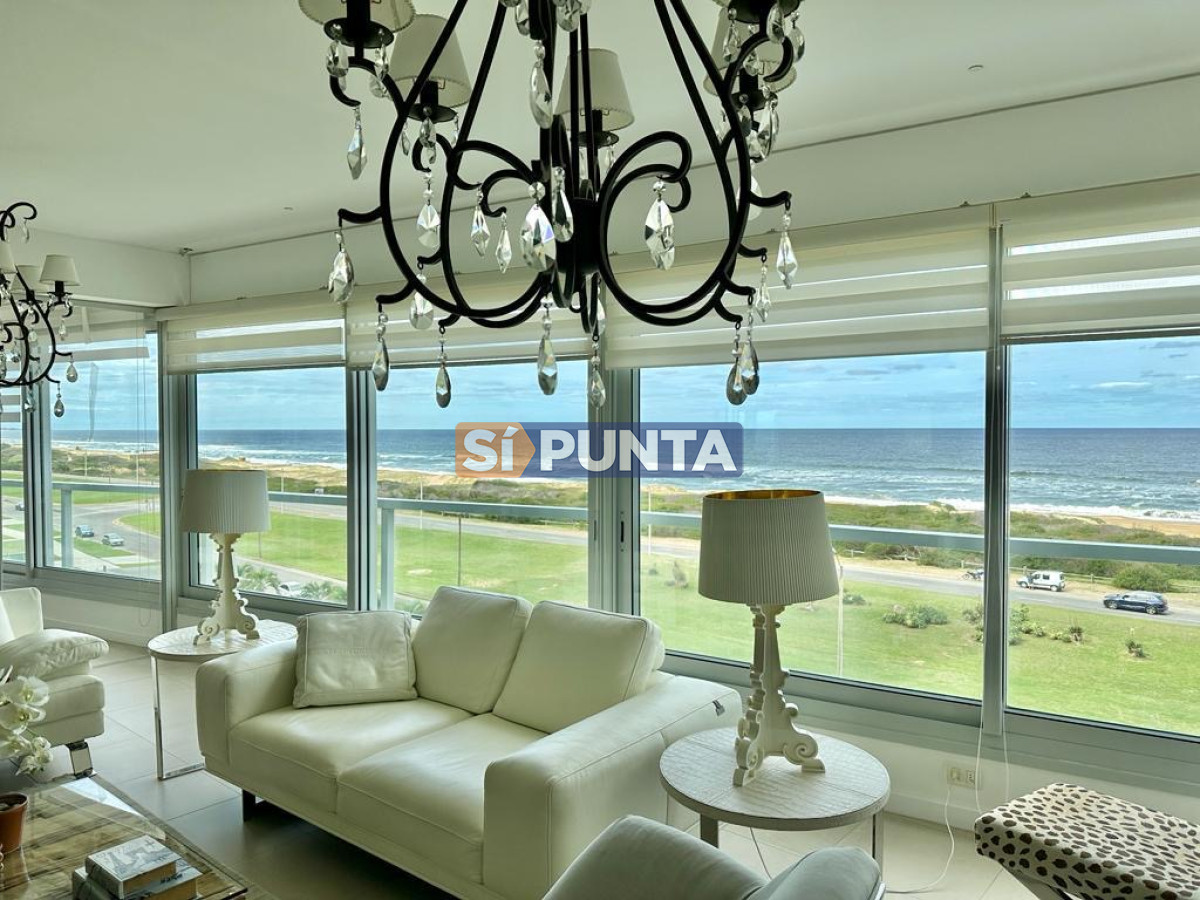 Alquiler temporal y anual de maravilloso departamento esquinero en Torre Le Parc, Playa Brava, Punta del Este - SPT10331A