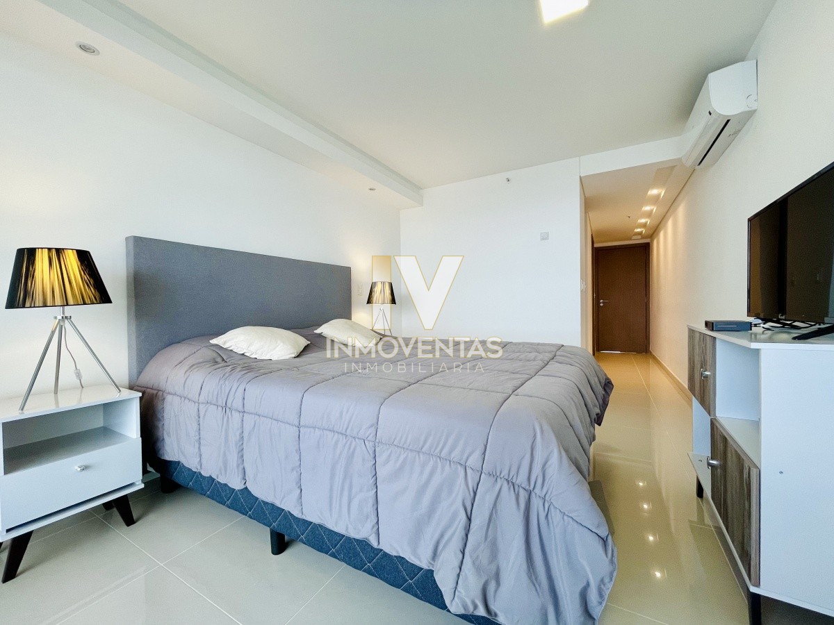 Apartamento ID.3163 - Apartamento de 2 Dormitorios y Parrillero con Vista al Mar en Playa Brava, Look Tower