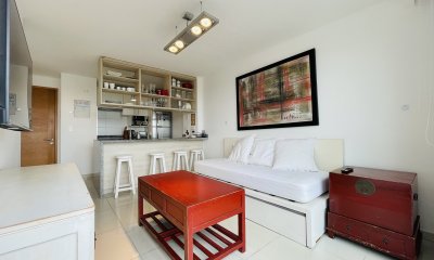 Venta de moderno departamento en zona Roosevelt de un dormitorio, torre con servicios