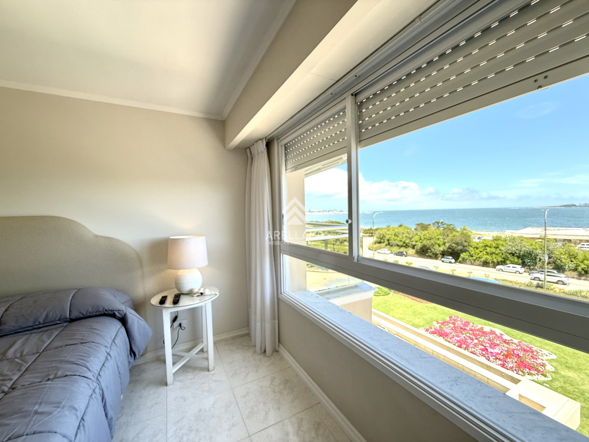 Apartamento ID.5736 - Alquiler temporario apartamento esquinero 3 dormitorios más dependencia de servicio sobre Playa Mansa, Punta del Este