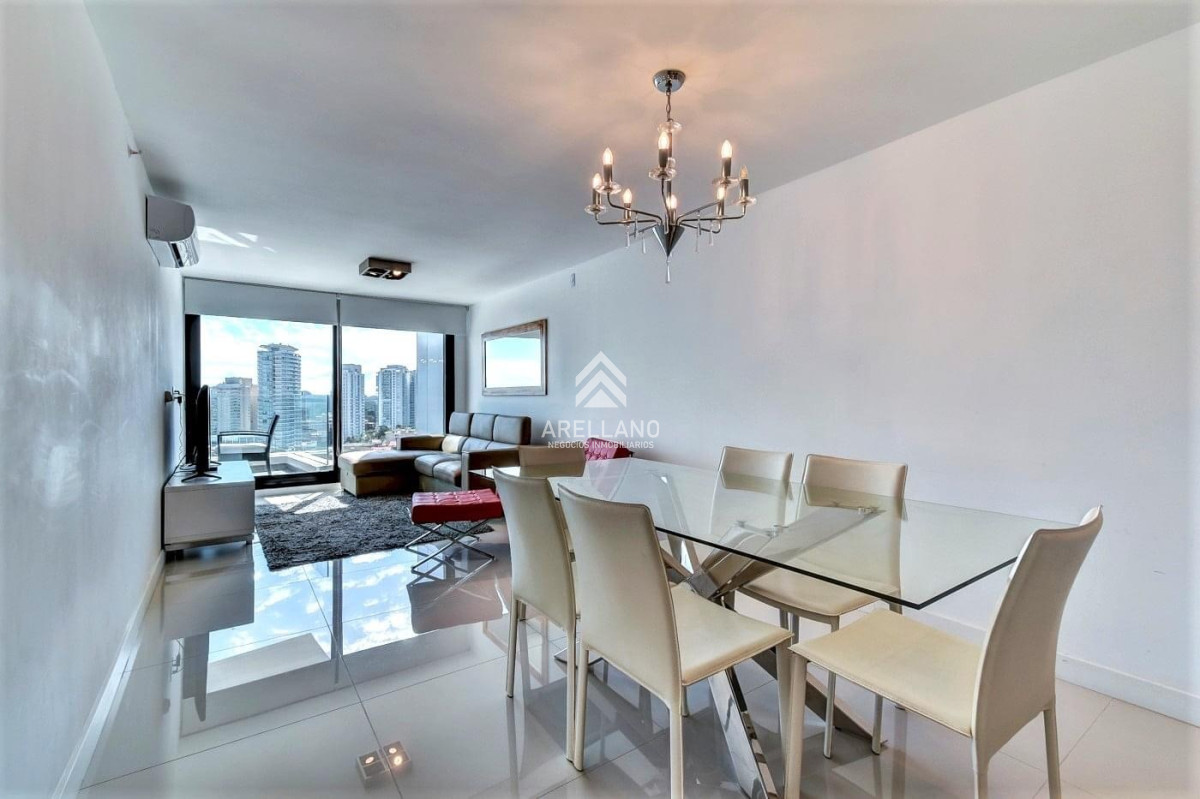 Apartamento ID.5109 - Venta de apartamento 2 dormitorios en edificio Art Tower, La Pastora, Punta del Este