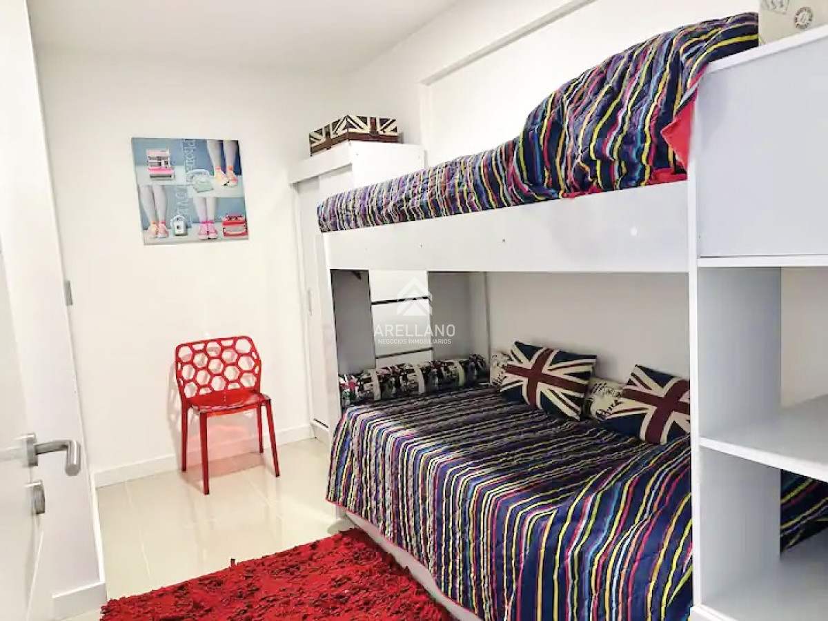 Apartamento ID.5141 - Moderno Apartamento de 2 Dormitorios y Medio en Torre con Servicios, Playa Brava