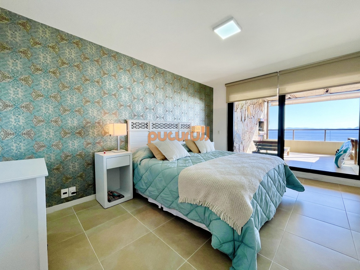 Apartamento ID.1438 - Alquiler temporal de Apartamento de 2 Dormitorios con Parrillero y Vista al Atardecer, Punta Ballena