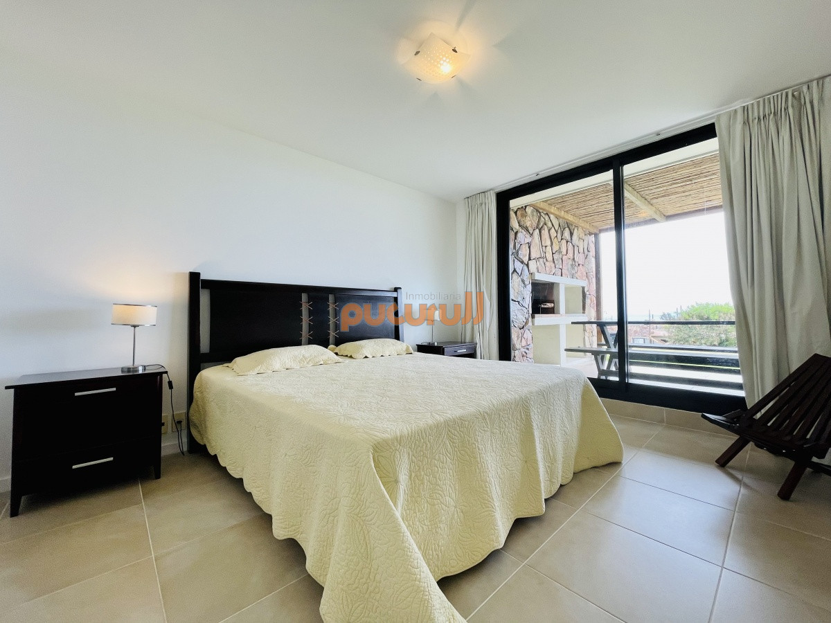 Apartamento ID.1981 - Alquiler temporario de apartamento de un dormitorio con parrillero y jardín, Punta Ballena