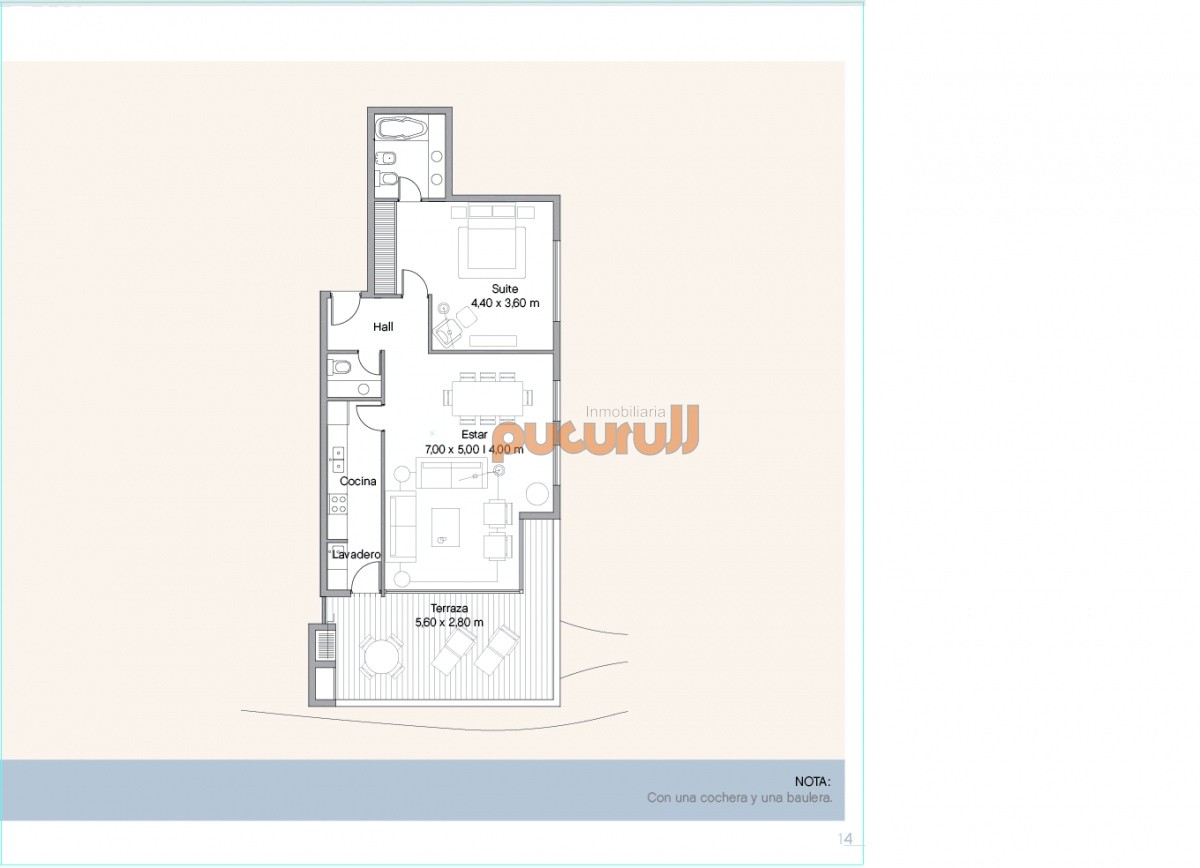 Apartamento ID.1640 - Venta y Alquiler temporario de apartamento SUPER OPORTUNIDAD de dos dormitorios con parrillero, Punta Ballena