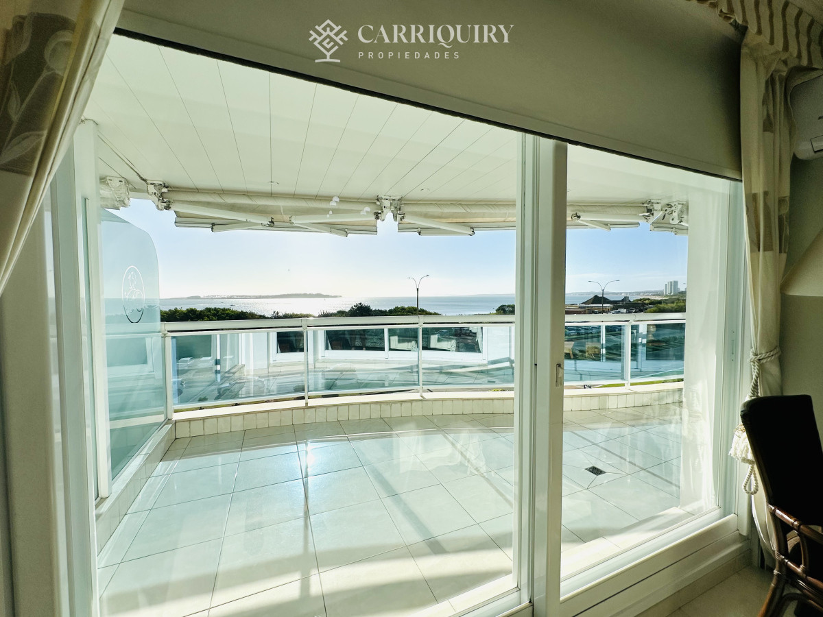 Apartamento ID.8502 - Alquiler temporario de Apartamento de 2 suites sobre Playa Mansa, Primera Línea