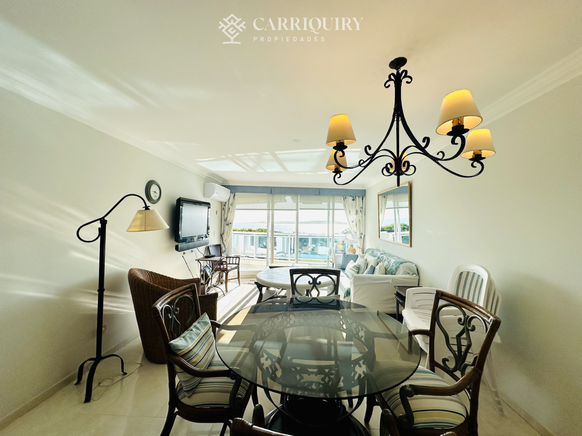 Apartamento ID.8502 - Alquiler temporario de Apartamento de 2 suites sobre Playa Mansa, Primera Línea