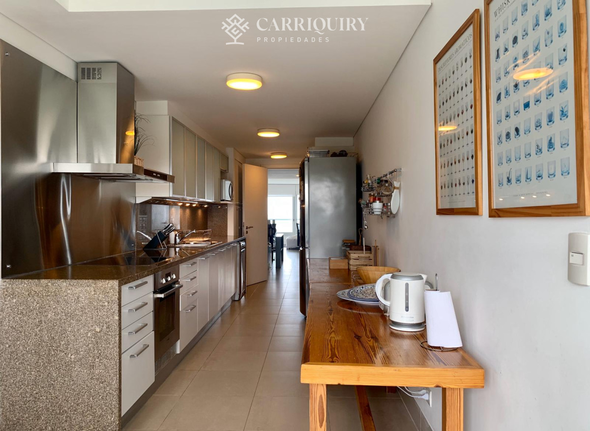 Apartamento ID.7044/Alquiler-temporal-de-apartamento-esquinero-en-Torre-Le-Parc-II,-Playa-Brava - Venta y alquiler de departamento esquinero de tres dormitorios mas dependencia de servicio, Torre LE PARC, playa Brava. Punta del Este