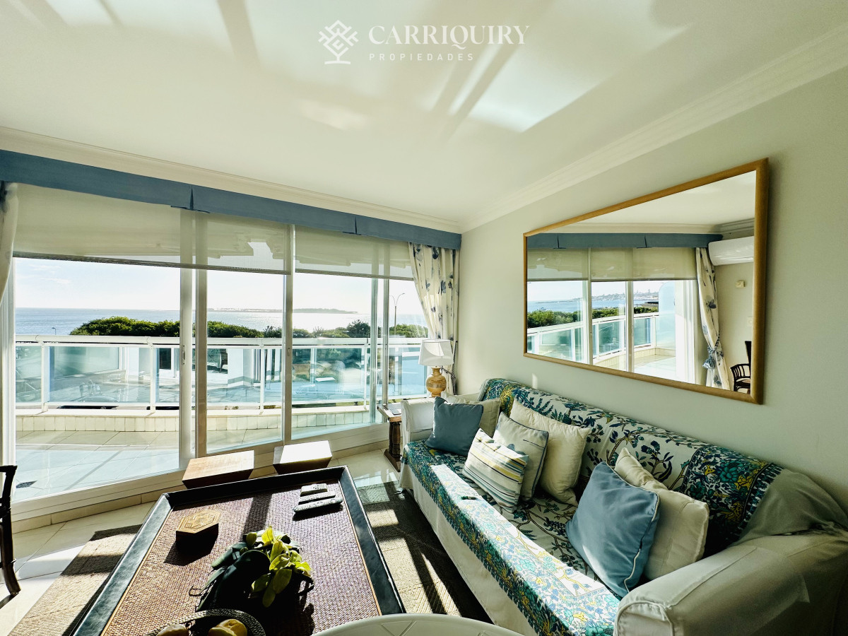 Apartamento ID.8502 - Alquiler temporario de Apartamento de 2 suites sobre Playa Mansa, Primera Línea