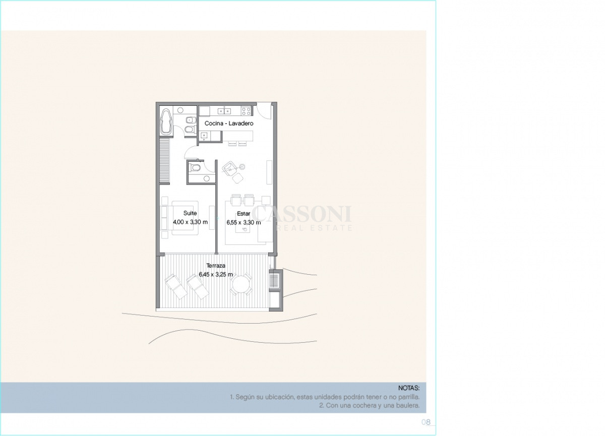 Apartamento ID.3443 - Venta y alquiler de apartamento de dos dormitorios con parrillero de uso exclusivo en Punta Ballena