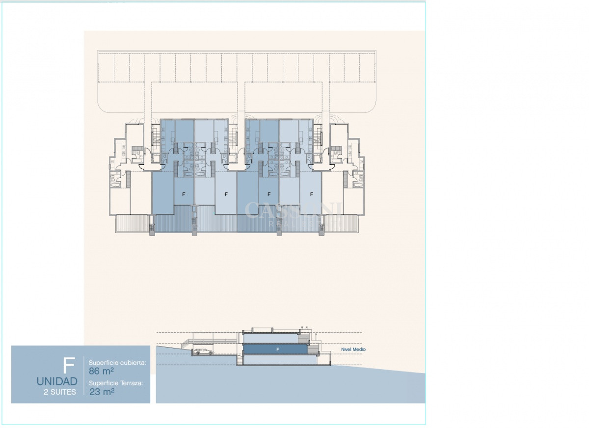 Apartamento ID.3443 - Venta y alquiler de apartamento de dos dormitorios con parrillero de uso exclusivo en Punta Ballena