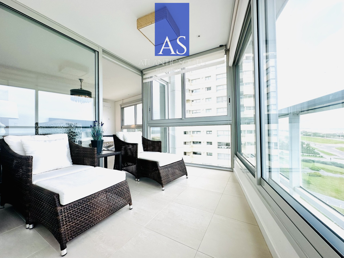 Apartamento ID.3549 - Espectacular apartamento esquinero en Torre Le Parc, Playa Brava, Punta del Este