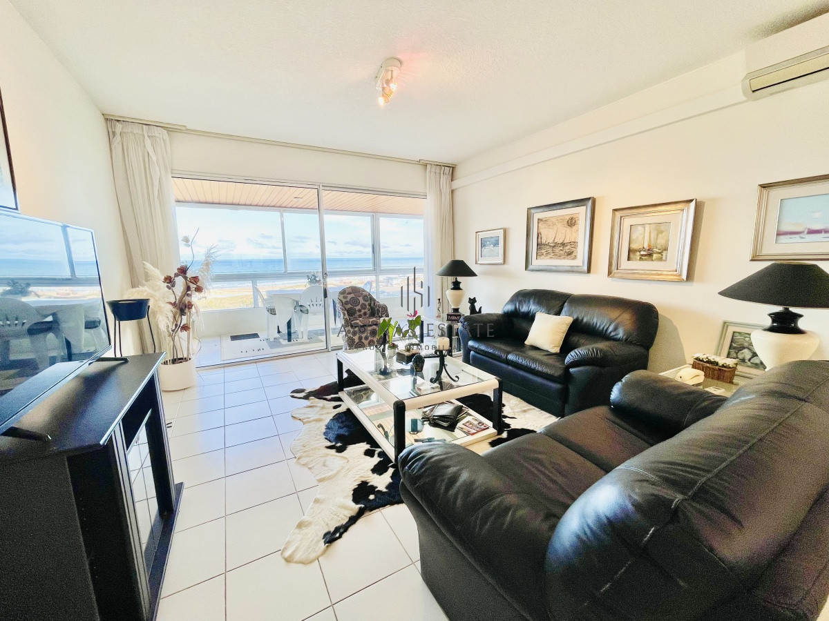Apartamento ID.444 - Apartamento de 3 Dormitorios en Primera Línea del Mar, Playa Brava - Venta