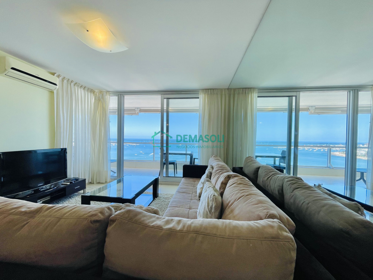 Apartamento ID.1410 - Excelente Apartamento de 2 Dormitorios con Vista al Mar, Playa Mansa