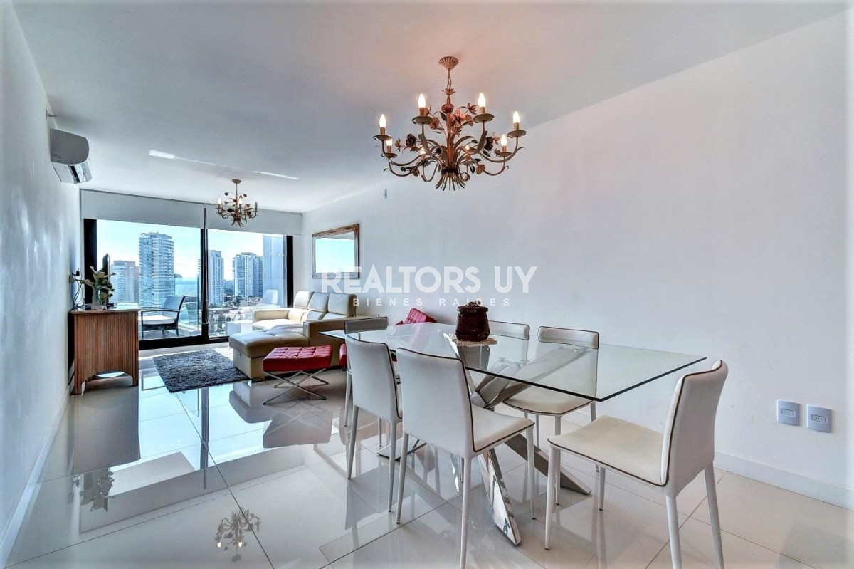 Apartamento ID.328 - Venta y alquiler temporal de apartamento de dos dormitorios en edificio Art Tower, La Pastora, Punta del Este