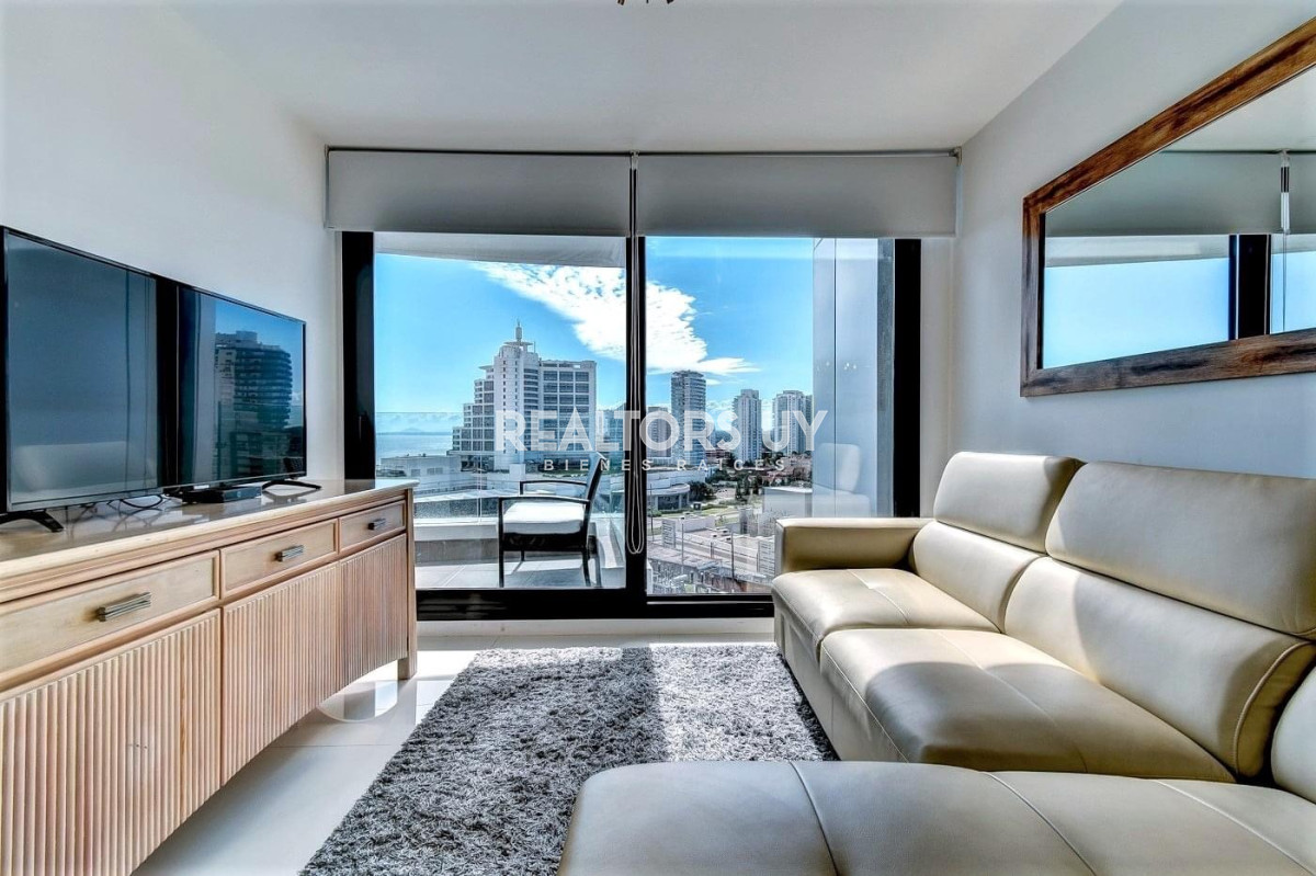 Apartamento ID.328 - Venta y alquiler temporal de apartamento de dos dormitorios en edificio Art Tower, La Pastora, Punta del Este