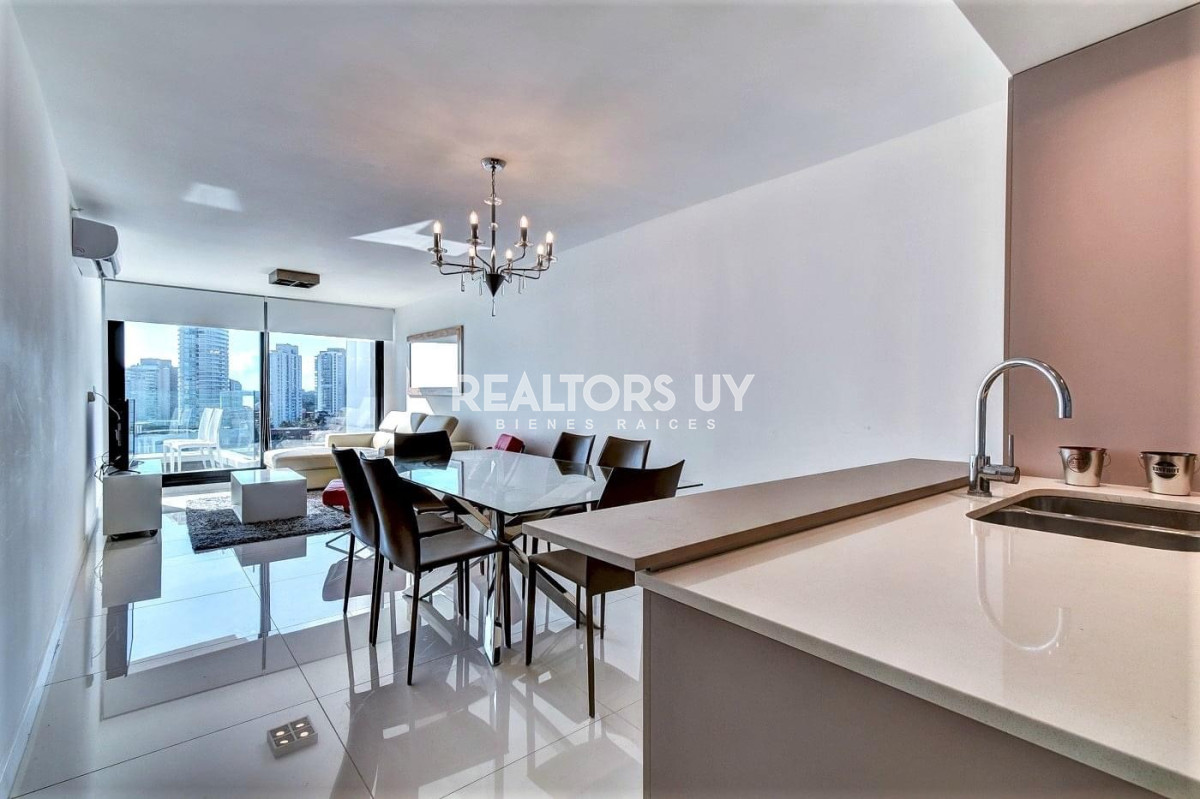 Apartamento ID.328 - Venta y alquiler temporal de apartamento de dos dormitorios en edificio Art Tower, La Pastora, Punta del Este