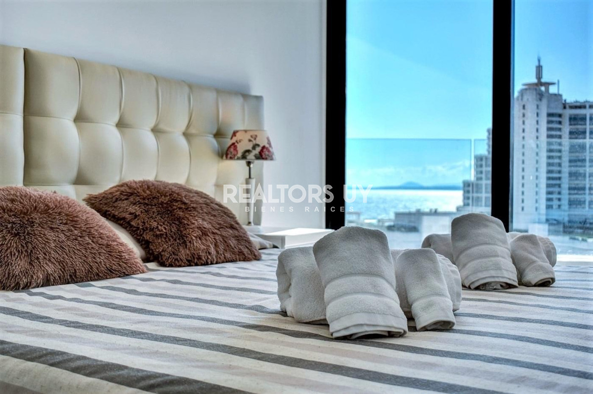 Apartamento ID.328 - Venta y alquiler temporal de apartamento de dos dormitorios en edificio Art Tower, La Pastora, Punta del Este