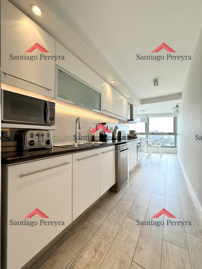 Apartamento ID.16860 - Apartamento Penthouse finamente decorado de 3 dormitorios con parrillero propio en alquiler temporario, Roosevelt Brava, Punta del Este