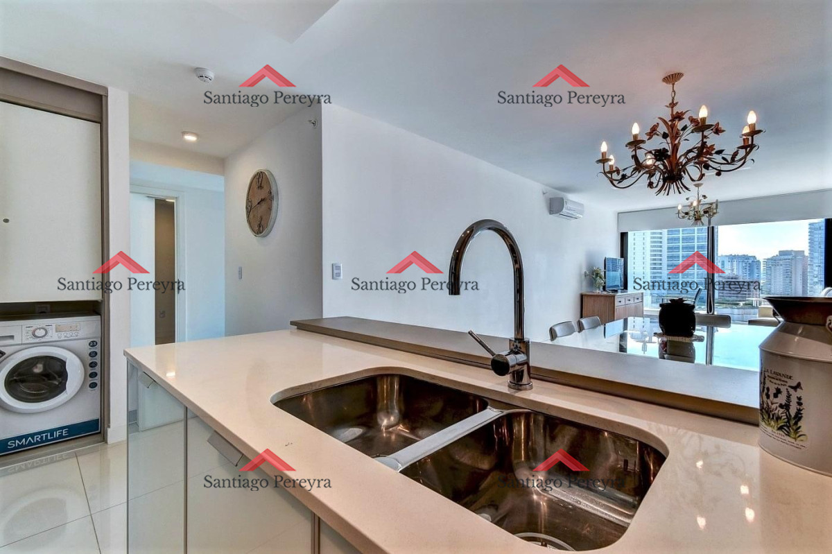 Apartamento ID.15601 - Venta y alquiler temporal de apartamento de dos dormitorios en edificio Art Tower, La Pastora, Punta del Este