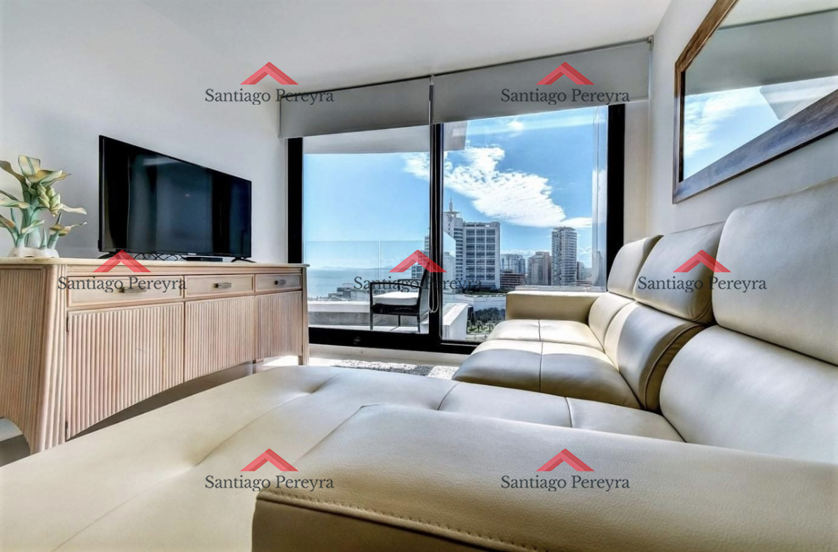 Apartamento ID.15601 - Venta y alquiler temporal de apartamento de dos dormitorios en edificio Art Tower, La Pastora, Punta del Este