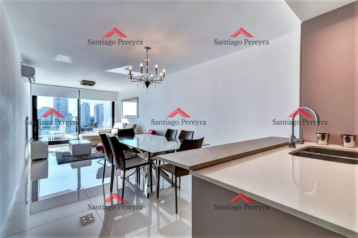 Apartamento ID.15601 - Venta y alquiler temporal de apartamento de dos dormitorios en edificio Art Tower, La Pastora, Punta del Este