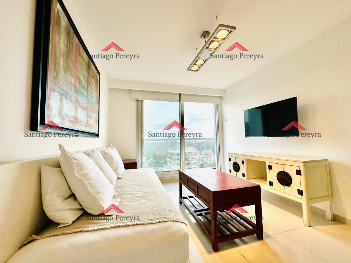 Apartamento ID.15366 - Venta de Moderno Apartamento en zona Roosevelt de 1 Dormitorio, torre con servicios, Punta del Este