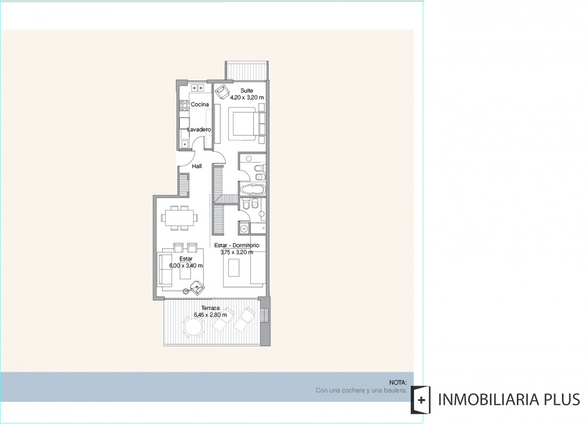Apartamento ID.1016 - Venta de apartamento en Punta Ballena con 2 dormitorios Piscinas Barbacoa Club House Parrillero y más