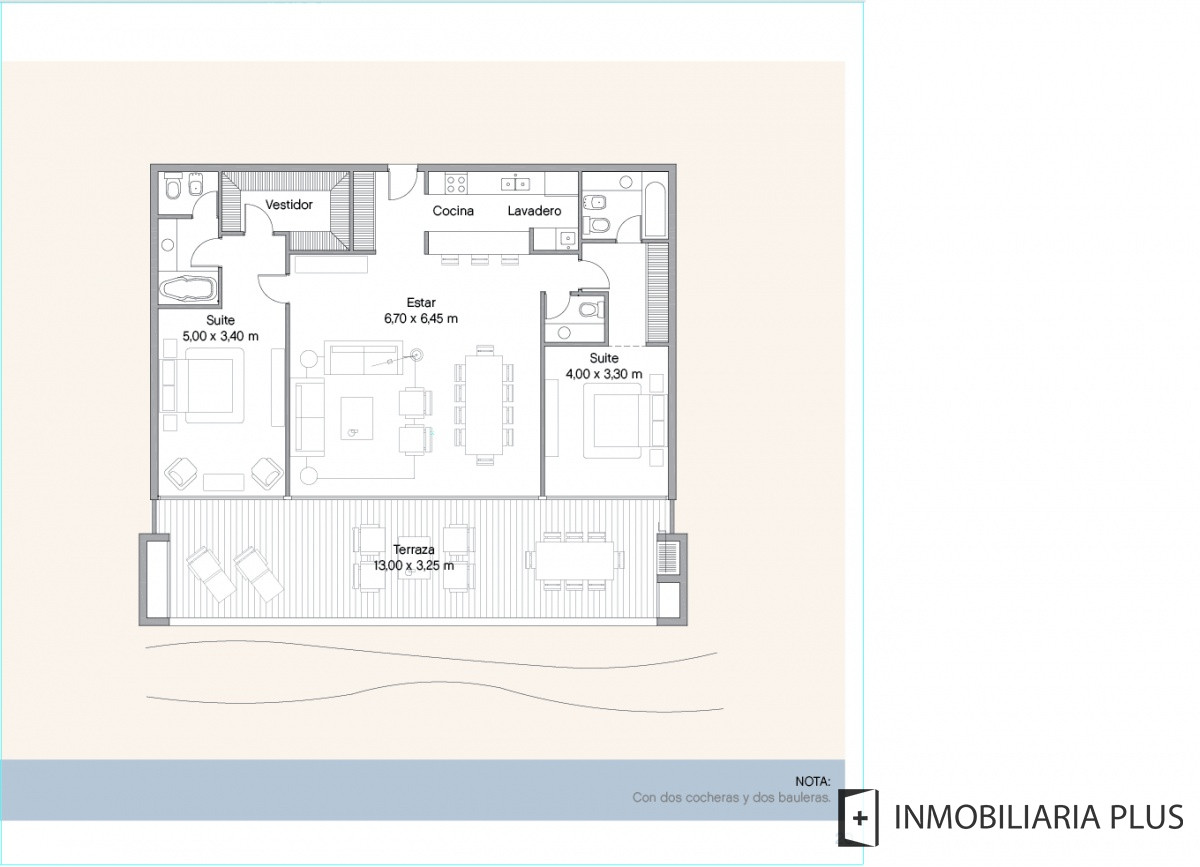Apartamento ID.1016 - Venta de apartamento en Punta Ballena con 2 dormitorios Piscinas Barbacoa Club House Parrillero y más