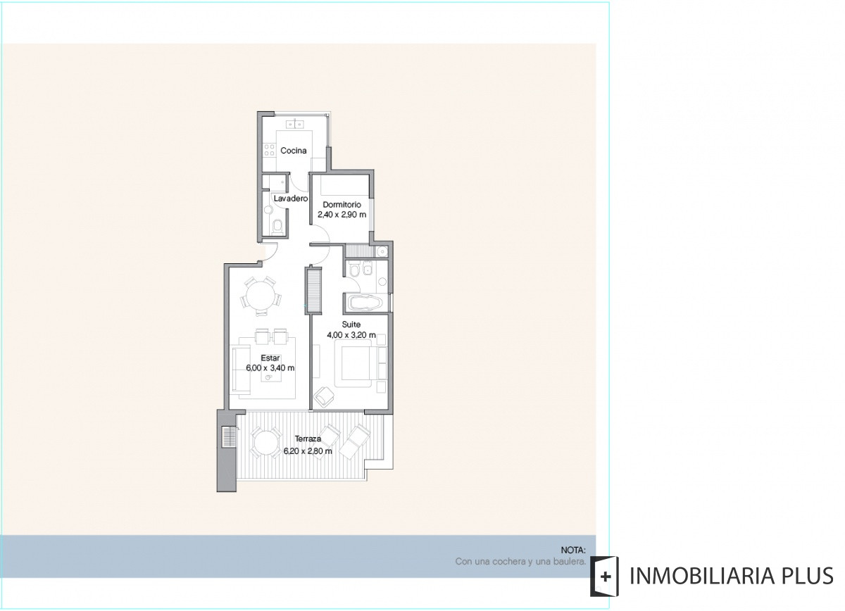 Apartamento ID.1016 - Venta de apartamento en Punta Ballena con 2 dormitorios Piscinas Barbacoa Club House Parrillero y más