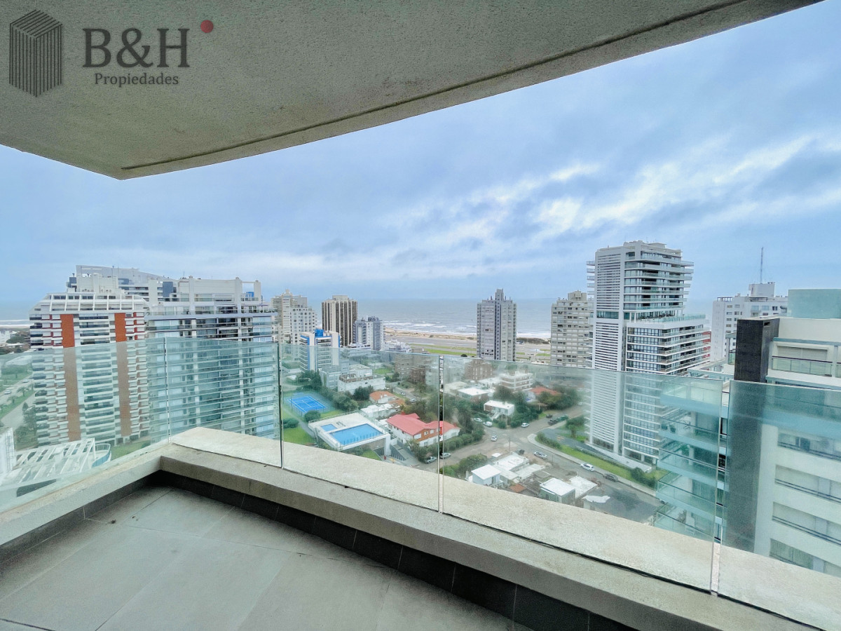 Apartamento ID.6977 - Apartamento Moderno de 1 Dormitorio en Alquiler Anual, Torre con servicios 