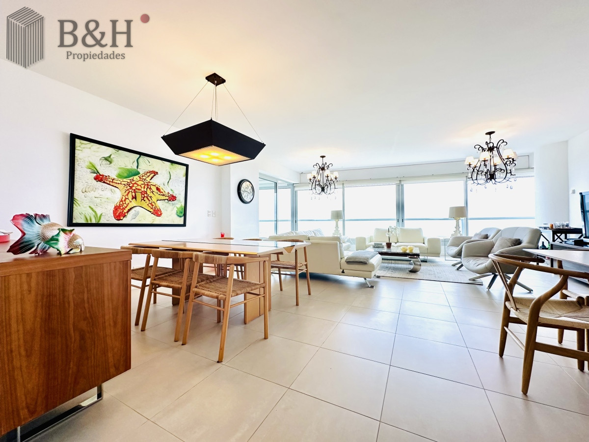 Apartamento ID.2690 - Oportunidad en Venta y Alquiler temporal de maravilloso departamento esquinero en Torre Le Parc, Playa Brava, Punta del Este