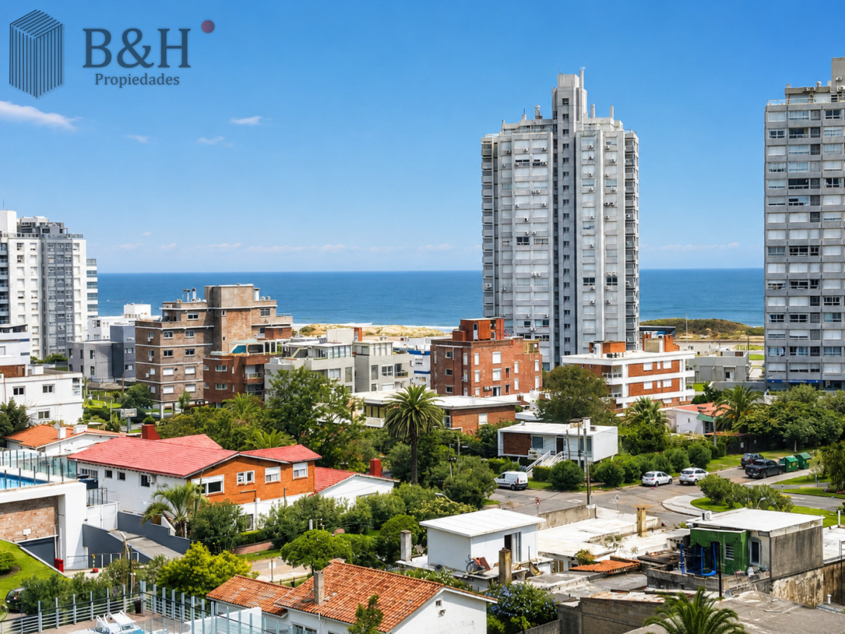 Apartamento ID.6993 - Alquiler Anual, Apartamento Moderno de 1 Dormitorio en Torre con servicios, Punta del Este 