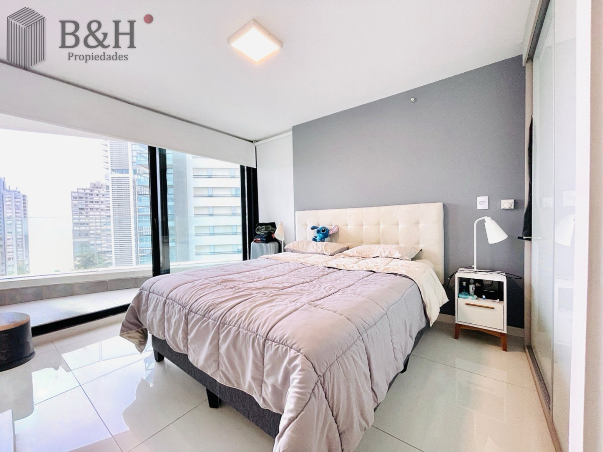 Apartamento ID.6993 - Alquiler Anual, Apartamento Moderno de 1 Dormitorio en Torre con servicios, Punta del Este 