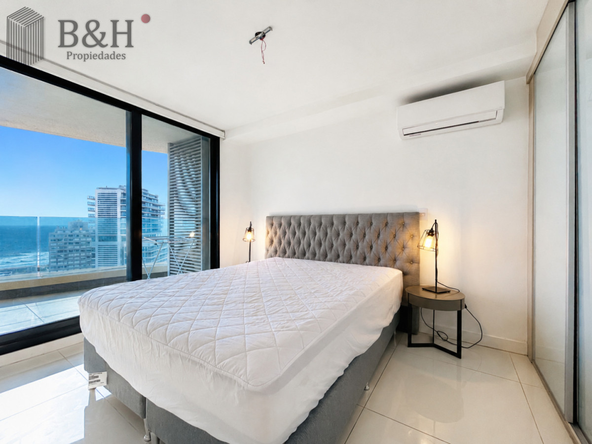 Apartamento ID.6977 - Apartamento Moderno de 1 Dormitorio en Alquiler Anual, Torre con servicios 