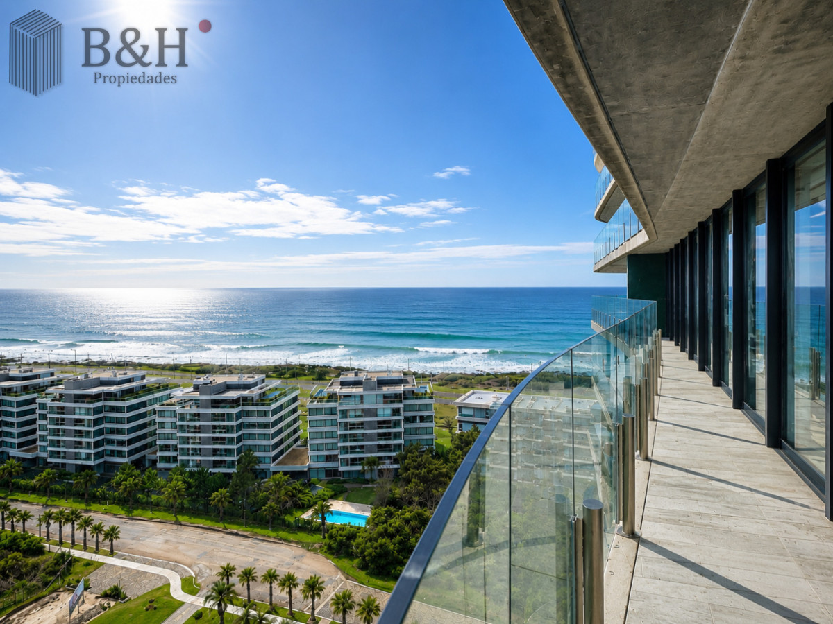 Apartamento ID.7669 - Espectacular Apartamento de 2 Dormitorios y Medio, piso alto, Torre Surfside, Punta del Este