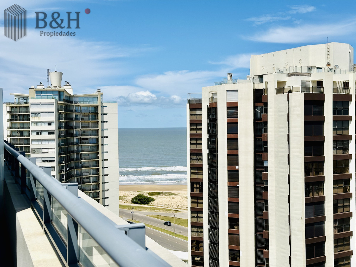 Apartamento ID.6873 - Venta de apartamento con vista al mar y muy luminoso de 2 dormitorios con 2 baños, Playa Brava Aidy Grill, Punta del Este
