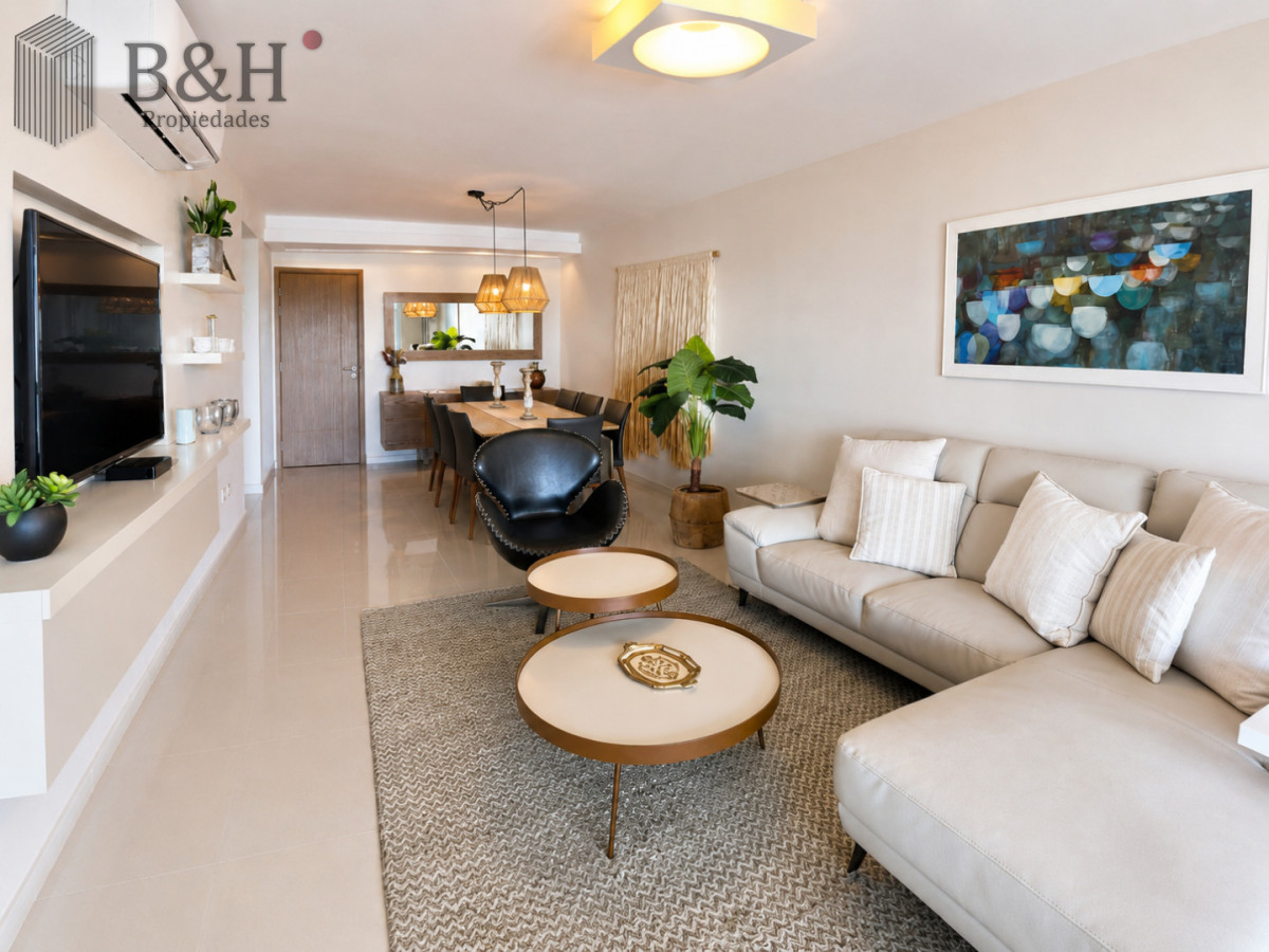Apartamento ID.7925 - Moderno Apartamento de 3 Dormitorios con Parrillero propio y Dependencia, Playa Brava Punta del Este
