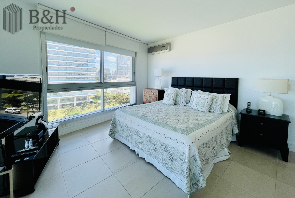Apartamento ID.466 - Alquiler temporario de departamento premiun de tres dormitorios mas dependencia de servicio, Playa Brava