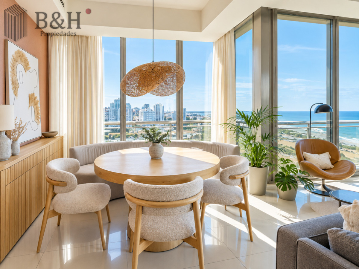 Apartamento ID.8147 - Penthouse Dúplex 5 Suites en Torre Imperiale, con Piscina Privada, Barbacoa y Vista al Mar. Playa Brava, Punta del Este