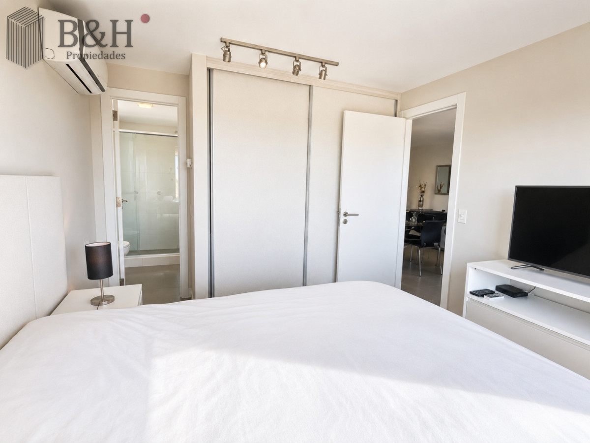 Apartamento ID.7935 - Apartamento de 2 Dormitorios en piso alto con excelentes amenities, a metros de Playa Mansa, Punta del Este