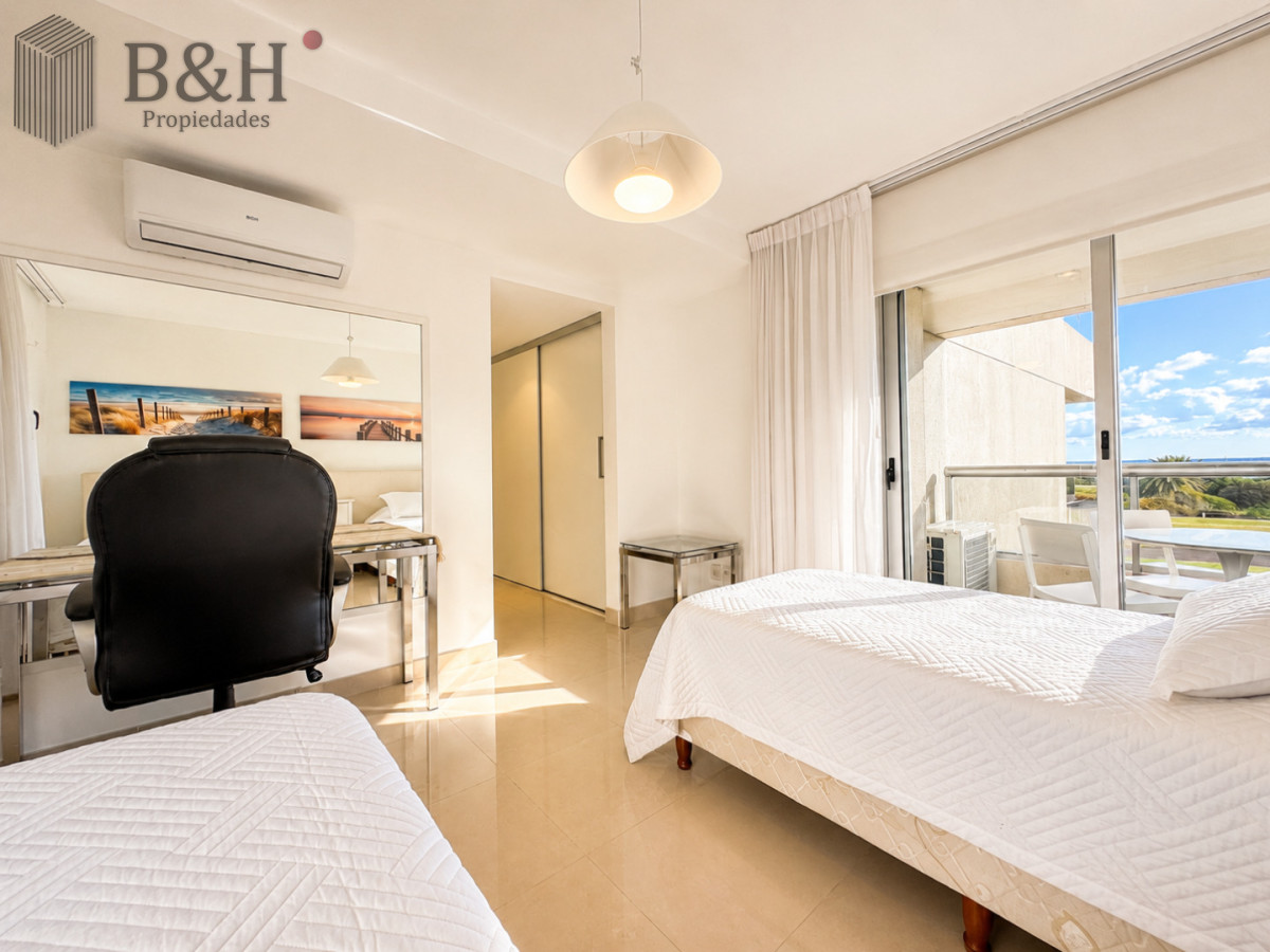 Apartamento ID.6544 - Venta de apartamento de 3 dormitorios sobre primera fila de Playa Brava, Punta del Este