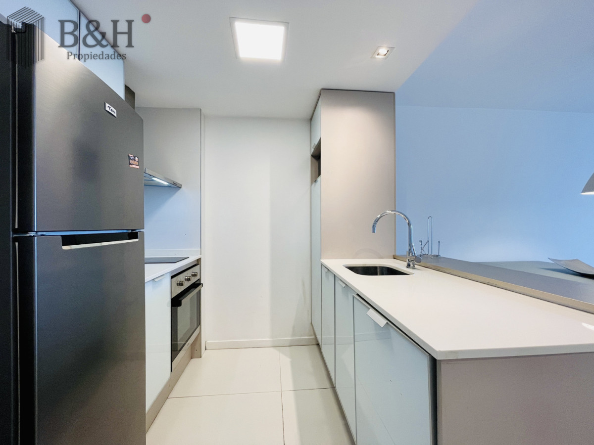 Apartamento ID.6977 - Apartamento Moderno de 1 Dormitorio en Alquiler Anual, Torre con servicios 