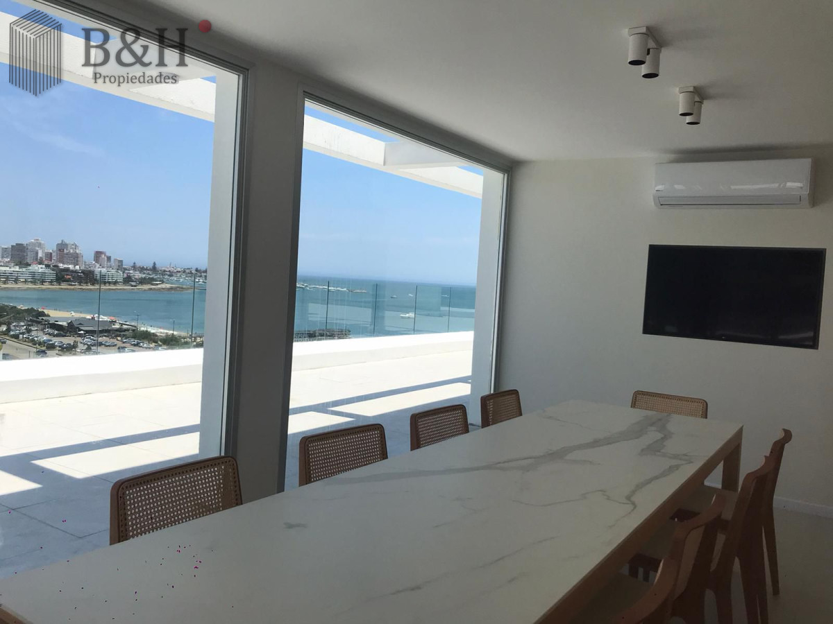 Apartamento ID.5760 - Alquiler temporal de apartamento nuevo de un dormitorio a pasos del Mar en playa Mansa zona Enjoy