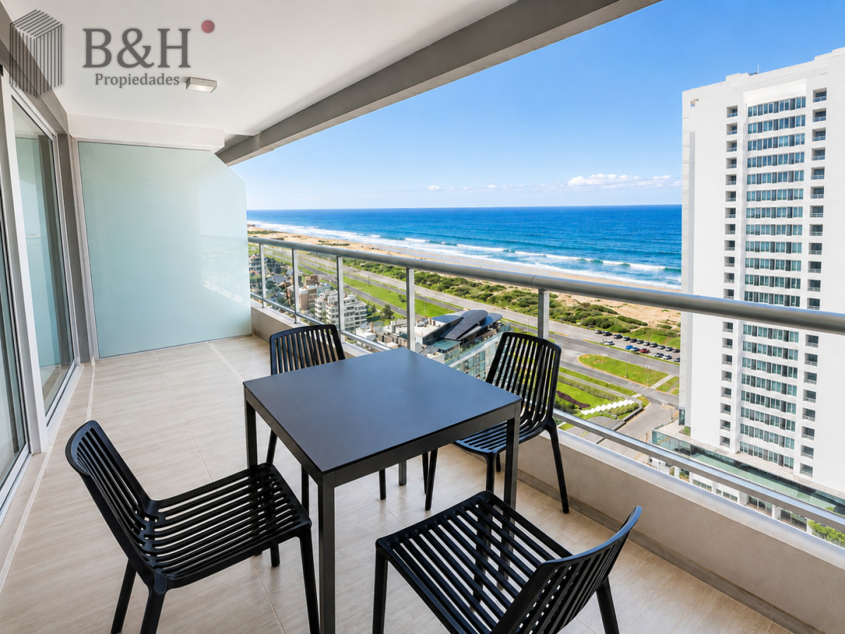 Apartamento ID.6032 - Alquiler temporal de apartamento de 2 dormitorios con parrillero en Playa Brava